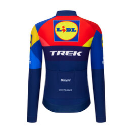 SANTINI Cycling winter long sleeve jersey - LIDL TREK 2025 - multicolour