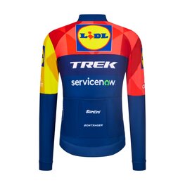 SANTINI Cycling summer long sleeve jersey - LIDL TREK - LONG-SLEEVE JERSEY