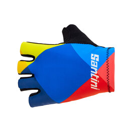 SANTINI Cycling fingerless gloves - LIDL TREK 2025 - multicolour
