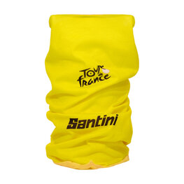 SANTINI Cycling neckwarmer - TOUR DE FRANCE - NECK WARMER - yellow