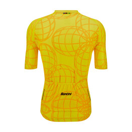 SANTINI Cycling short sleeve jersey - UCI GOODWOOD 1982 - yellow