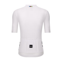 SANTINI Cycling short sleeve jersey - UCI WORLD CHAMPION - white