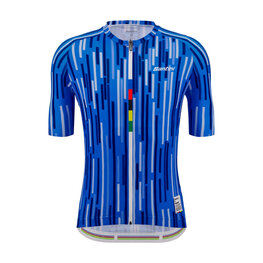 SANTINI Cycling short sleeve jersey - UCI SALO' DEL GARDA 1962 - blue