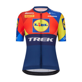 SANTINI Cycling short sleeve jersey - LIDL TREK 2025 - multicolour