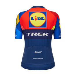 SANTINI Cycling short sleeve jersey - LIDL TREK 2025 - multicolour