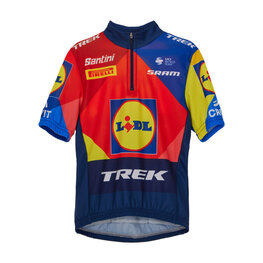 SANTINI Cycling short sleeve jersey - LIDL TREK 2025 - multicolour