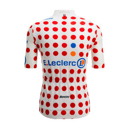 SANTINI Cycling short sleeve jersey - TOUR DE FRANCE - POLKA DOT JERSEY - multicolour