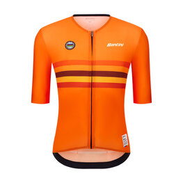 SANTINI Cycling short sleeve jersey - UCI WORLD CHAMPION NETHERLANDS - orange