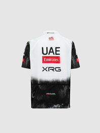 PISSEI Cycling short sleeve jersey - UAE TEAM EMIRATES 2025 REPLICA JR - white/black