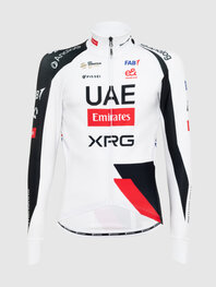 PISSEI Cycling summer long sleeve jersey - UAE TEAM EMIRATES - XRG 2026 REPLICA - white/red/black