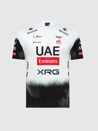 PISSEI Cycling short sleeve t-shirt - UAE TEAM EMIRATES 2025  - white/black