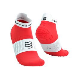COMPRESSPORT Cyclingclassic socks - PRO RACING V4.0 RUN LOW - red/white