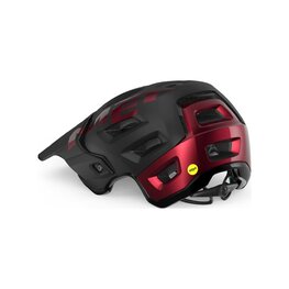 MET Cycling helmet - ROAM MIPS - black/red