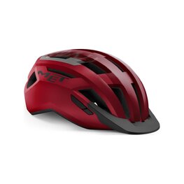 MET Cycling helmet - ALLROAD  - red/black