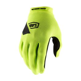 100% SPEEDLAB Cycling long-finger gloves - RIDECAMP - black/yellow