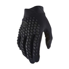 100% SPEEDLAB Cycling long-finger gloves - GEOMATIC - black/grey