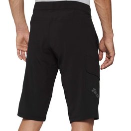 100% SPEEDLAB Cycling shorts without bib - RIDECAMP - black