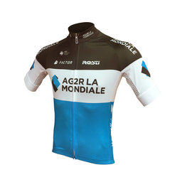 ROSTI Cycling short sleeve jersey - AG2R 2018 - blue/white/black