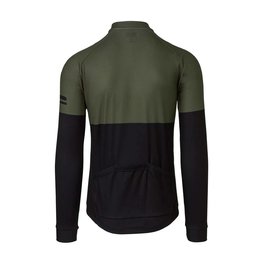AGU Cycling winter long sleeve jersey - DUO WINTER - black/green