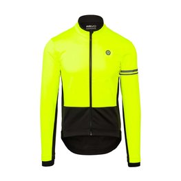 AGU Cycling thermal jacket - WINTER ESSENTIAL - black/yellow