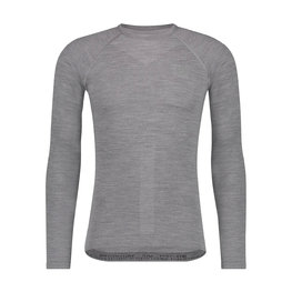 AGU Cycling long sleeve t-shirt - WINTERDAY MERINO - grey