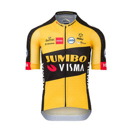 AGU Cycling short sleeve jersey - JUMBO-VISMA 2021 - black/yellow