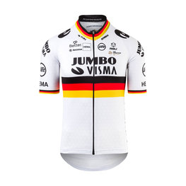 AGU Cycling short sleeve jersey - JUMBO-VISMA 2021 - white/yellow/red
