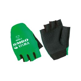 AGU Cycling fingerless gloves - JUMBO-VISMA 2022 - green