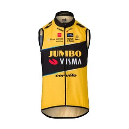 AGU Cycling gilet - JUMBO-VISMA 2023 - black/yellow