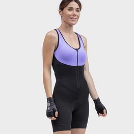 ALÉ Cycling overal - CLASSICO RL 2.0 LADY - black/purple