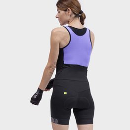 ALÉ Cycling overal - CLASSICO RL 2.0 LADY - black/purple