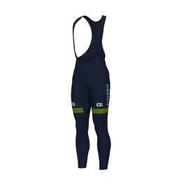 ALÉ Cycling long bib trousers - SLOVENIA NATIONAL 23 - blue/green