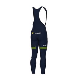 ALÉ Cycling long bib trousers - SLOVENIA NATIONAL 23 - blue/green