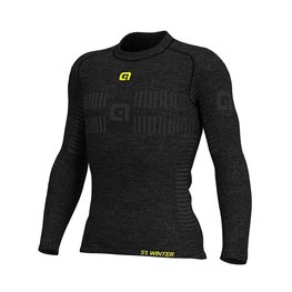 ALÉ Cycling long sleeve t-shirt - SEAMLESS WOOL - grey