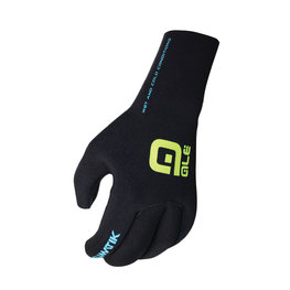 ALÉ Cycling long-finger gloves - NEOPRENE - black