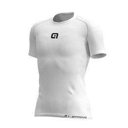 ALÉ Cycling short sleeve t-shirt - S1 SPRING - white
