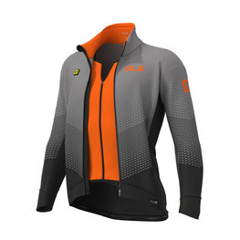 ALÉ Cycling thermal jacket - DELTA COMBI DWR - orange/grey/black