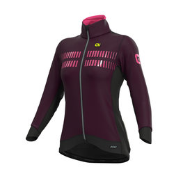 ALÉ Cycling thermal jacket - FUTURE NORDIK LADY - purple