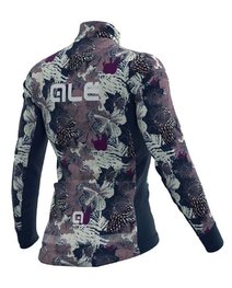 ALÉ Cycling winter long sleeve jersey - AMAZZONIA LADY WNT - blue/beige