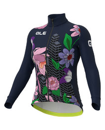 ALÉ Cycling winter set - PR-R CITY LADY WNT - purple/black/blue