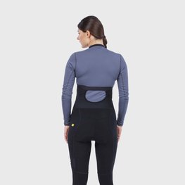 ALÉ Cycling long bib trousers - FUTURE WARM LADY - black