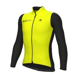 ALÉ Cycling winter set with jacket - FONDO 2.0 + WINTER - yellow/black