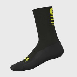 ALÉ Cyclingclassic socks - STRADA 2.0 WINTER - yellow/black