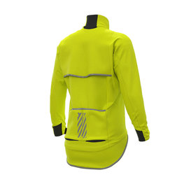 ALÉ Cycling rain jacket - EXTREME - yellow