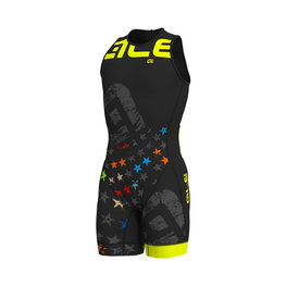 ALÉ Cycling overal - OLYMPIC TRI STELLE - multicolour/black
