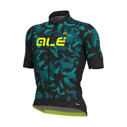 ALÉ Cycling short sleeve jersey - GLASS - blue/black