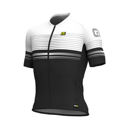 ALÉ Cycling short sleeve jersey - SLIDE - black/white