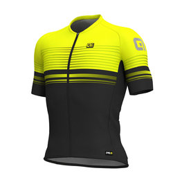 ALÉ Cycling short sleeve jersey - SLIDE - yellow/black