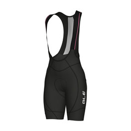 ALÉ Cycling bib shorts - AGONISTA 2 LADY - black/white