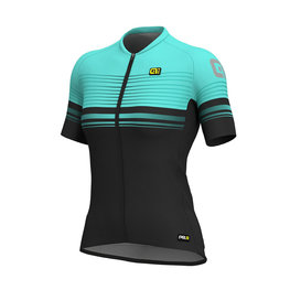 ALÉ Cycling short sleeve jersey - SLIDE LADY  - blue/black
